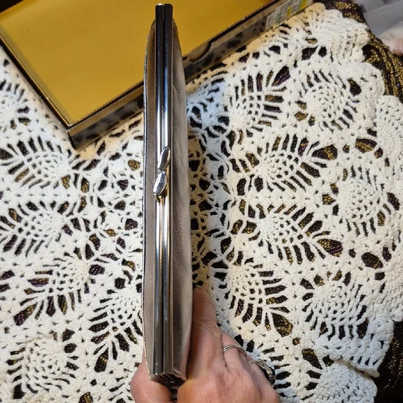 Franco Sarto Metallic Silver Wallet - Picture 5 of 12